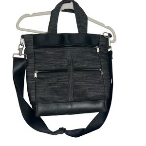 SERRV INT’L CROSS BODY TOTE MADE FROM RECYCLED MATERIAL VEGAN BOHO RECYCLED